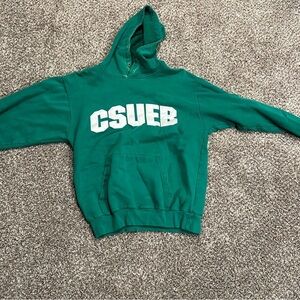 Green CSUEB Men's Hoodie Sweater